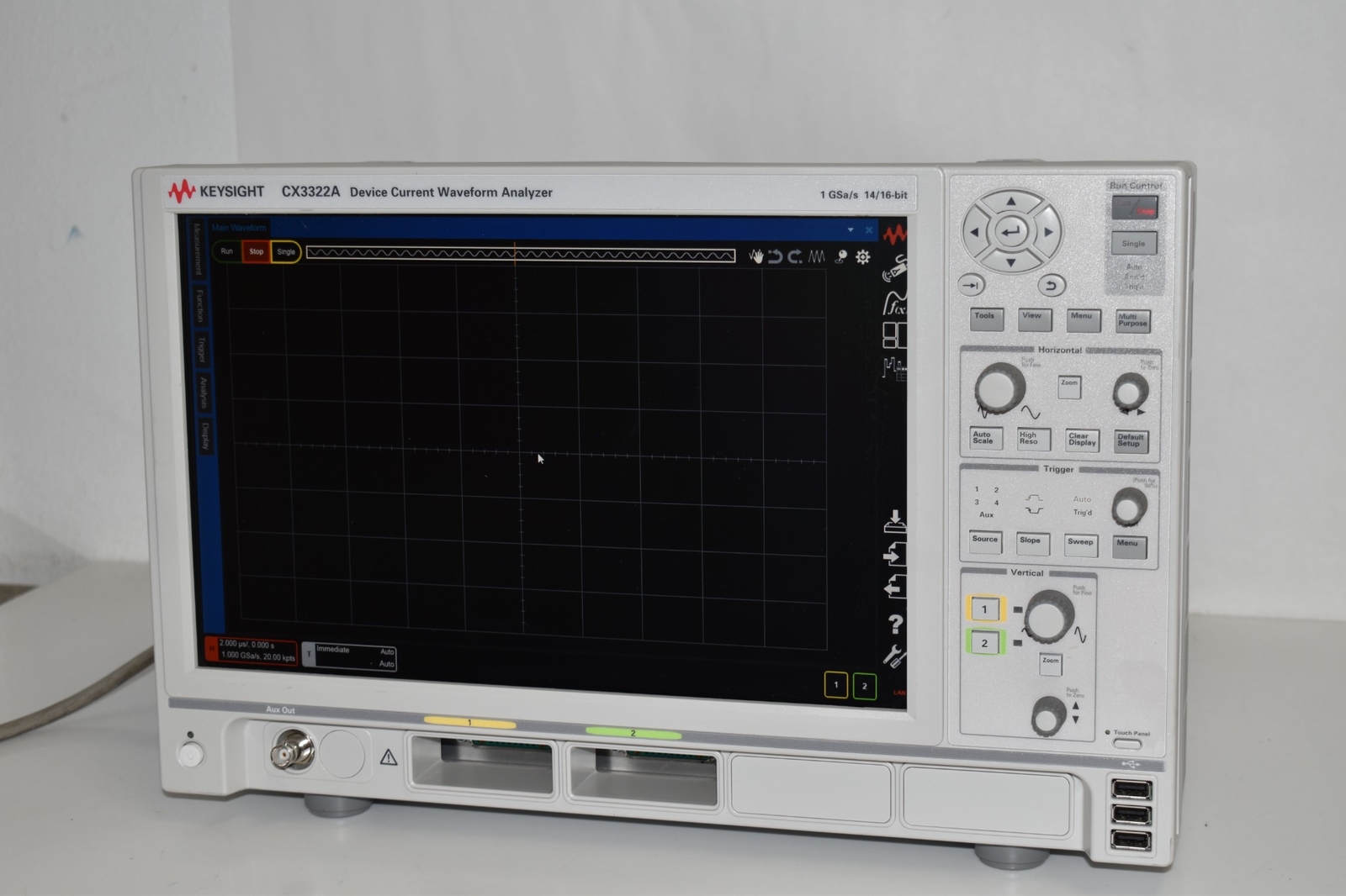 KEYSIGHT CX3322A DEVICE CURRENT WAVEFORM ANALYZER (UCQ96)