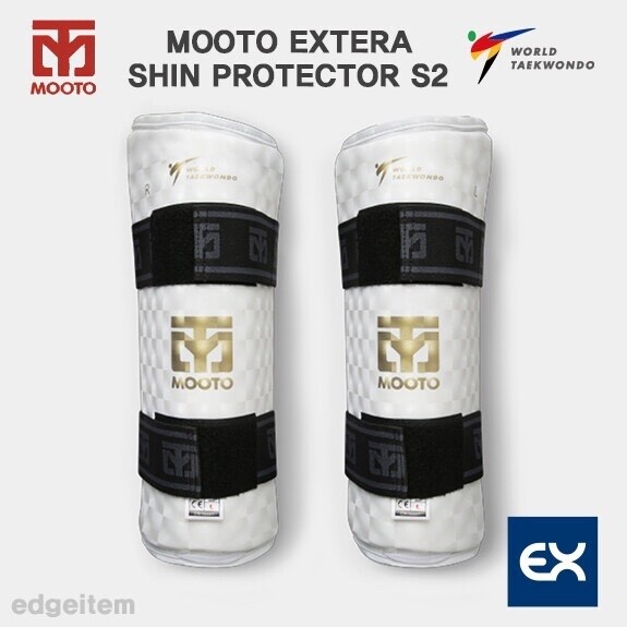 Mooto Extera Shin Protector Guard WT / WTF Approved Size M Taekwondo NEW!!