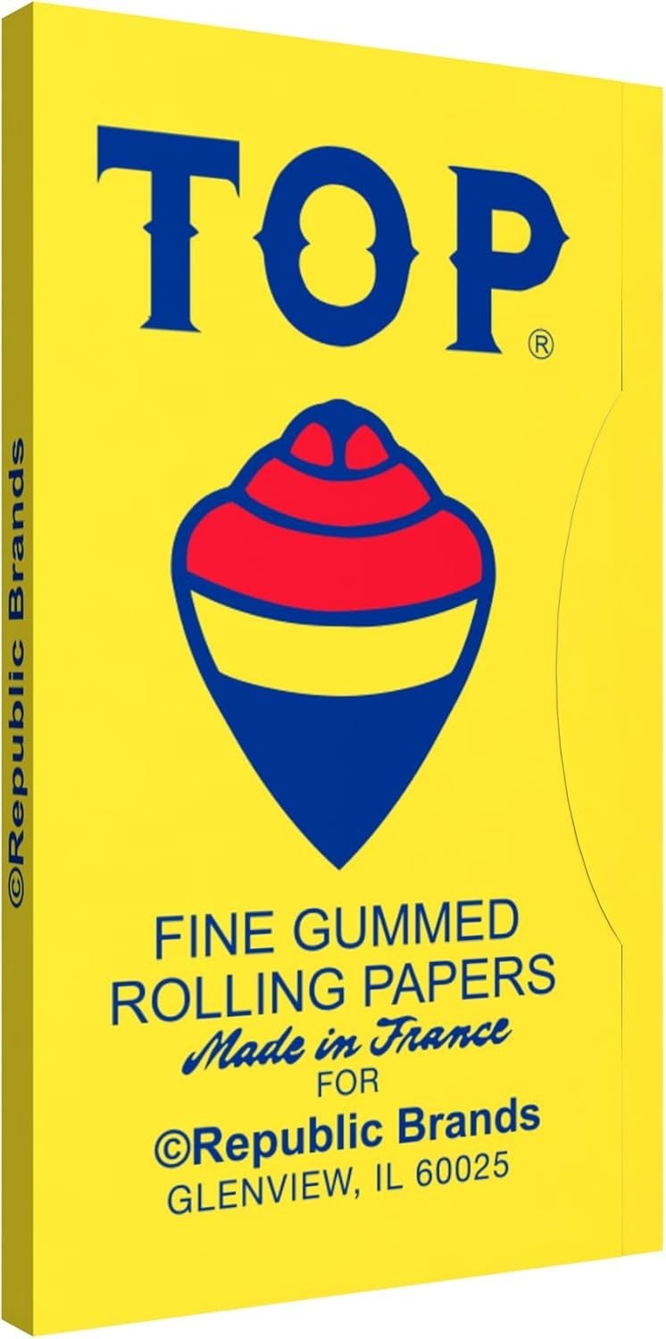 Top Rolling Papers Fine Gummed Cigarette Papers (24 Booklets)