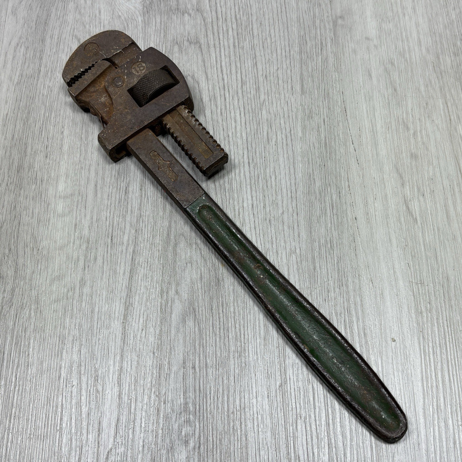 Vintage Stillson Walworth 18 Pipe Wrench Genuine US Tool Steel MADE IN USA