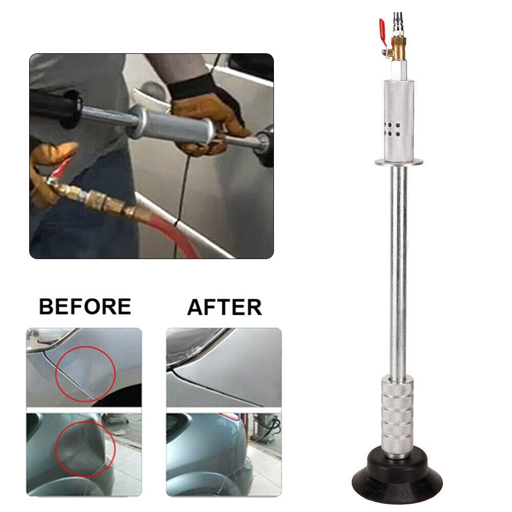 Air Pneumatic Dent Puller Car Auto Body Repair Suction Cup Tools w/ Slide Hammer