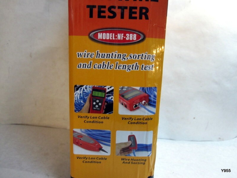 Cable Tracer NF388 Network Cable Tester Wire Tracker with 8 Far-End Jacks
