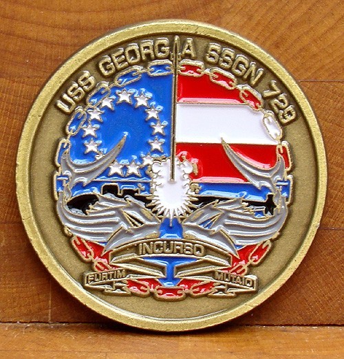 USS Georgia (SSGN-729) Submarine Challenge Coin US NAVY