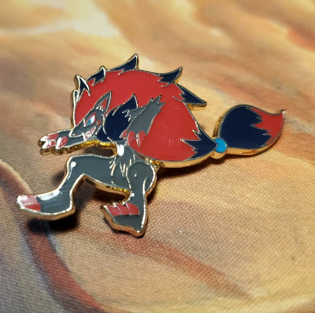 Zoroark Pin - Pokémon Sun and Moon Shining Legends Collectors Pin 2018