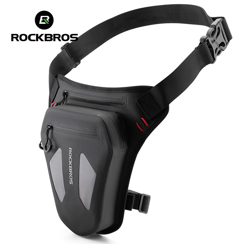 ROCKBROS Motorcycle Bike Drop Leg Bag Thigh Waist Fanny Belt Bag Phone Pouch