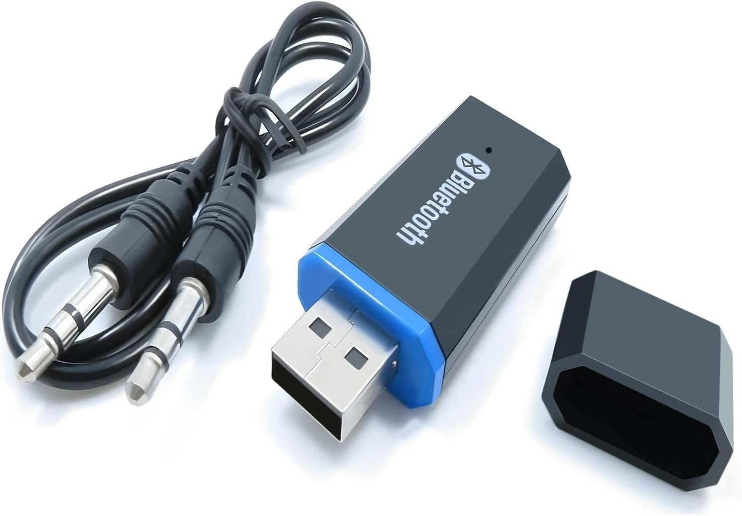 USB Bluetooth Receiver Adapter, Wireless Audio Adapter Car Kit Music Receiver...