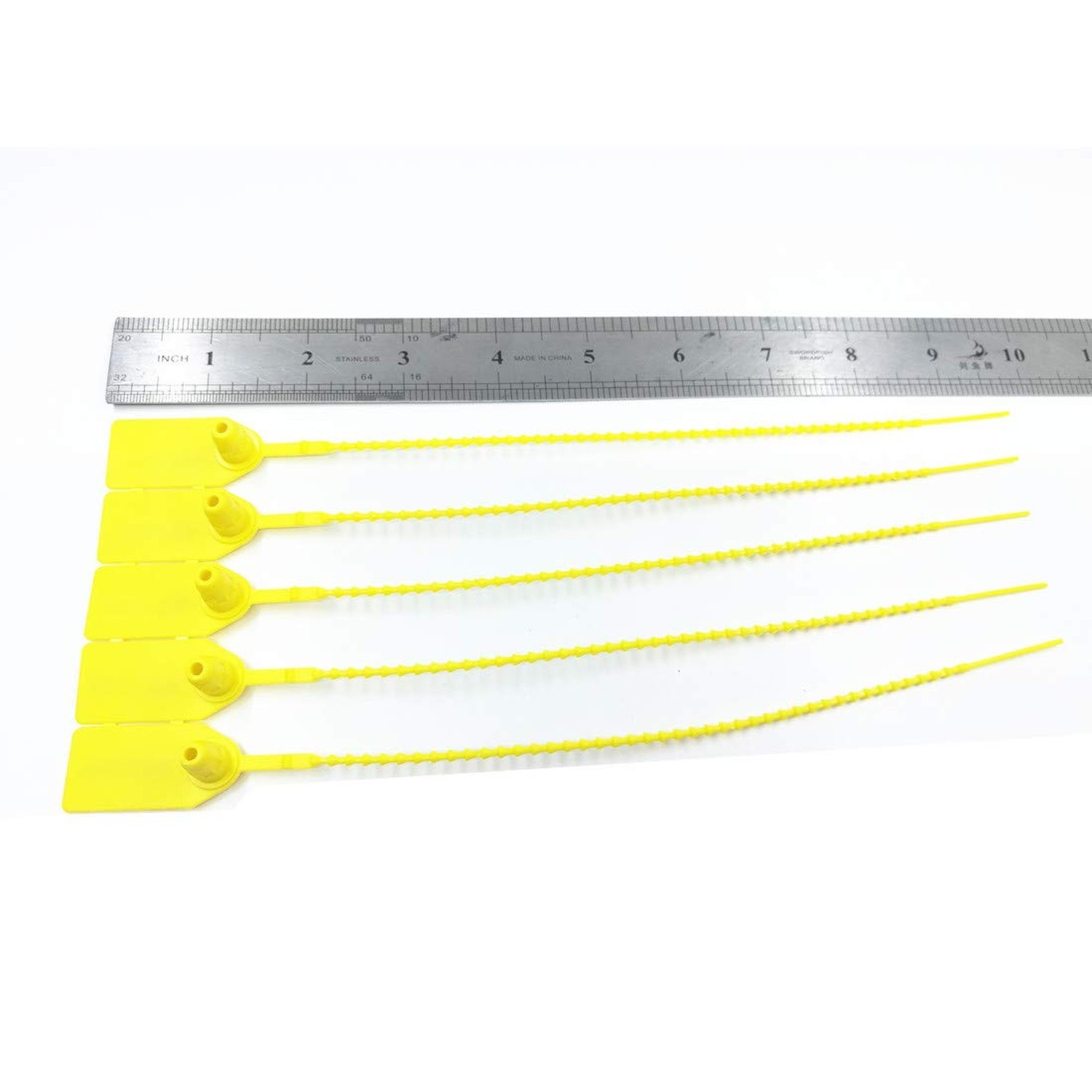 250mm Pull-Tite Plastic Security Seals Shipping Tags Disposable Signage Numbe...