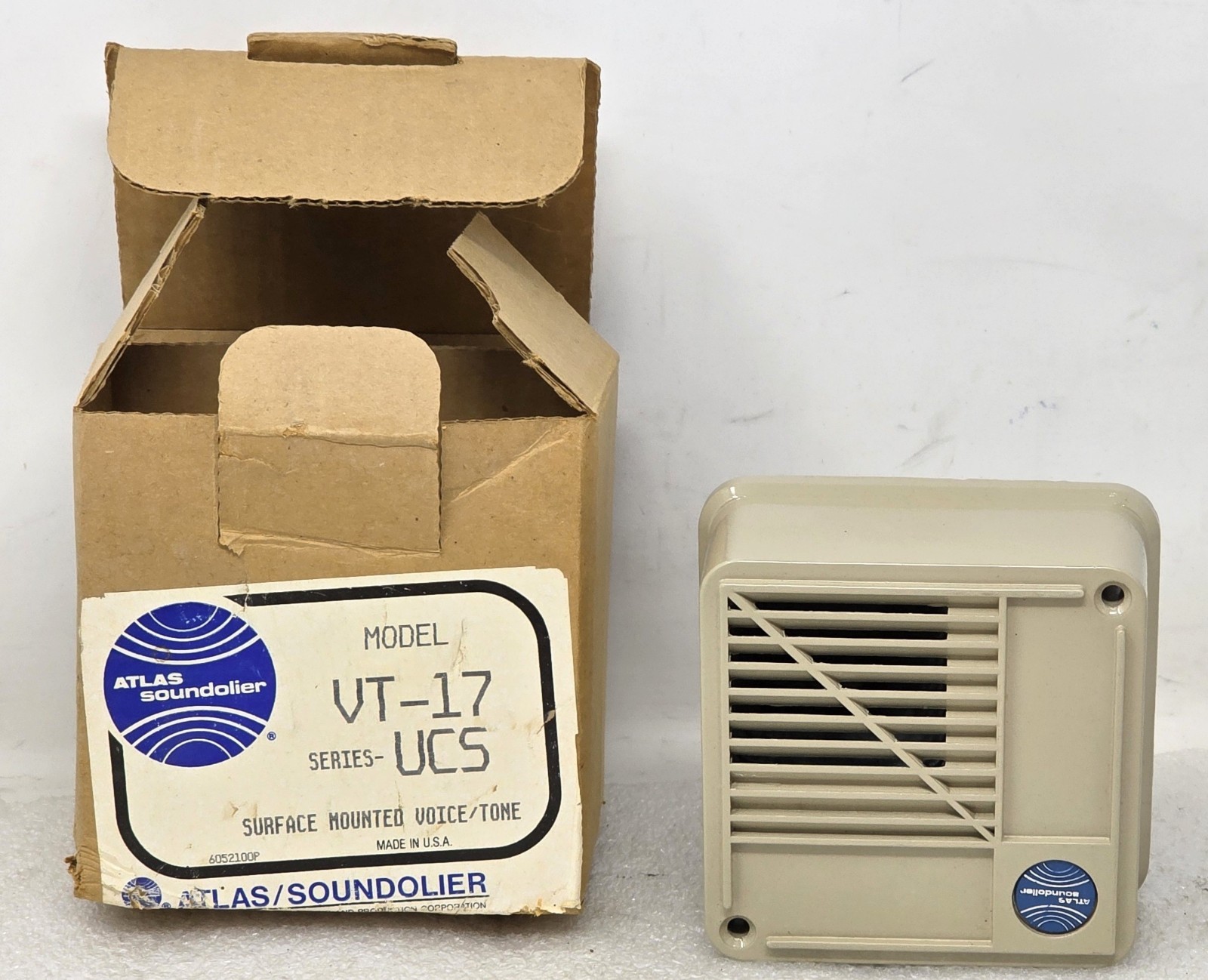 ATLAS/SOUND VT-17 UCS Surface Mounted Voice/tone