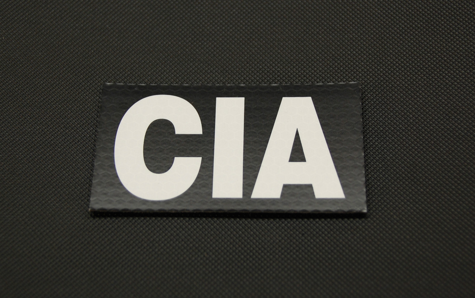 Infrared CIA Black & White IR Patch Central Intelligence Agency Agent 3M