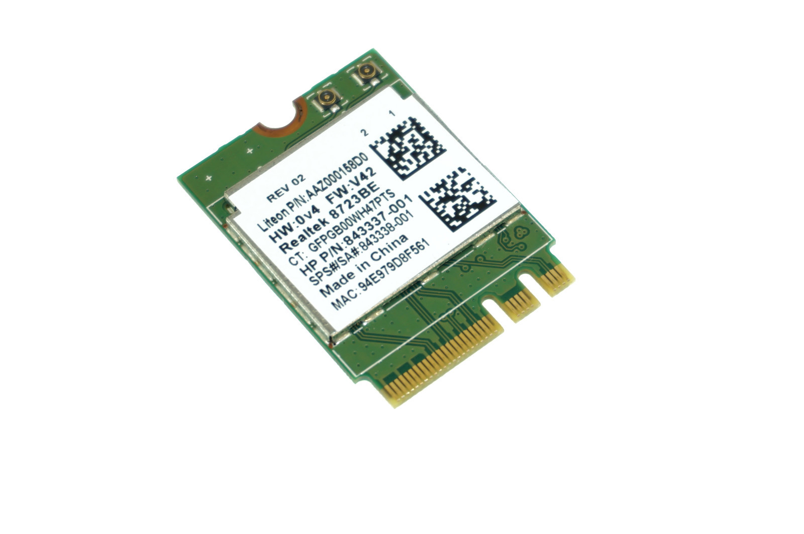 843337-001 RTL8723BE GENUINE ORIGINAL HP WIRELESS CARD 17-X 17-X010NR (CA77)