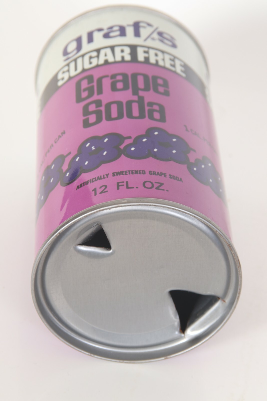 Graf/s Sugar Free Grape soda can