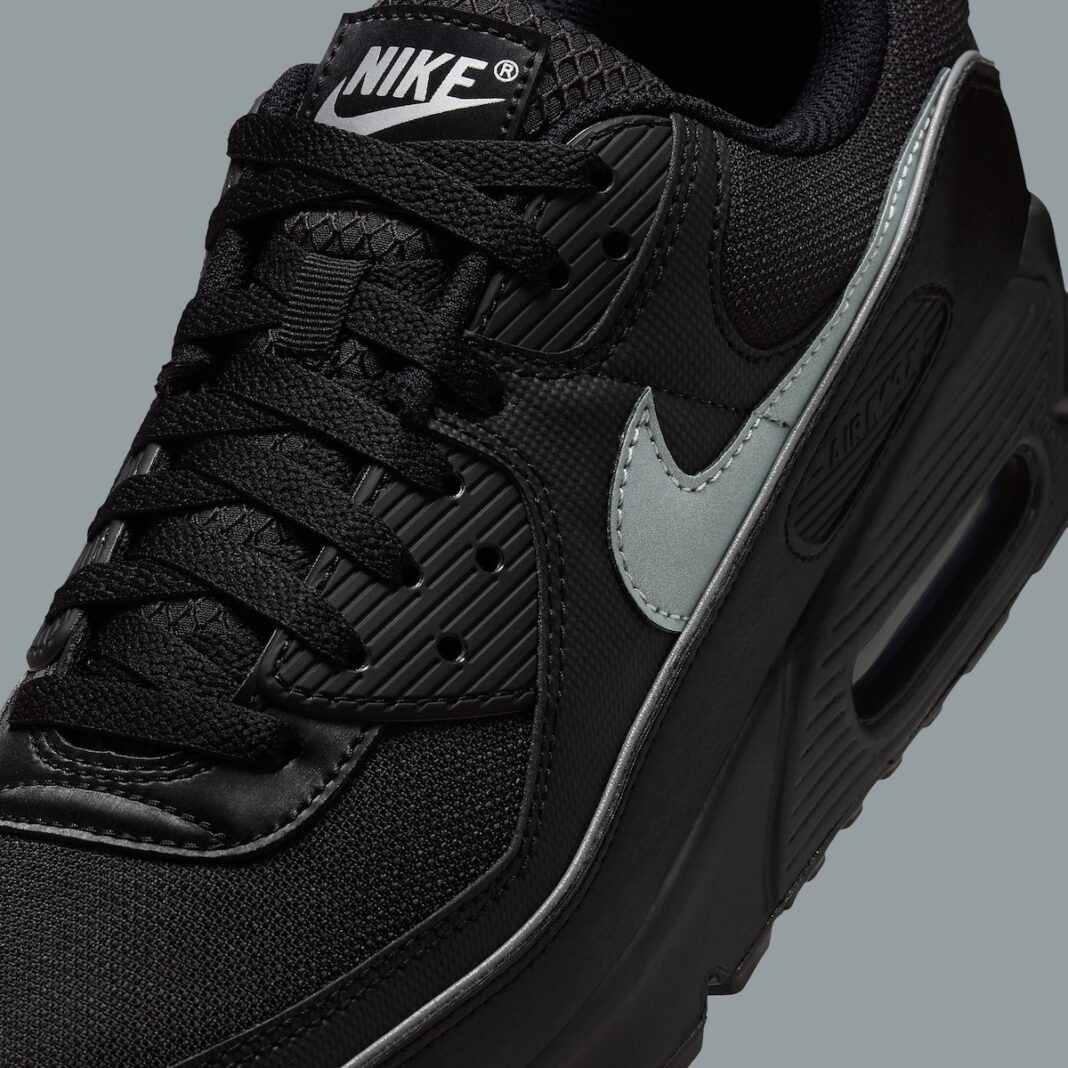 Nike Air Max 90 PRM Shoes Black Reflective HV4517-002 Men's Sizes NEW