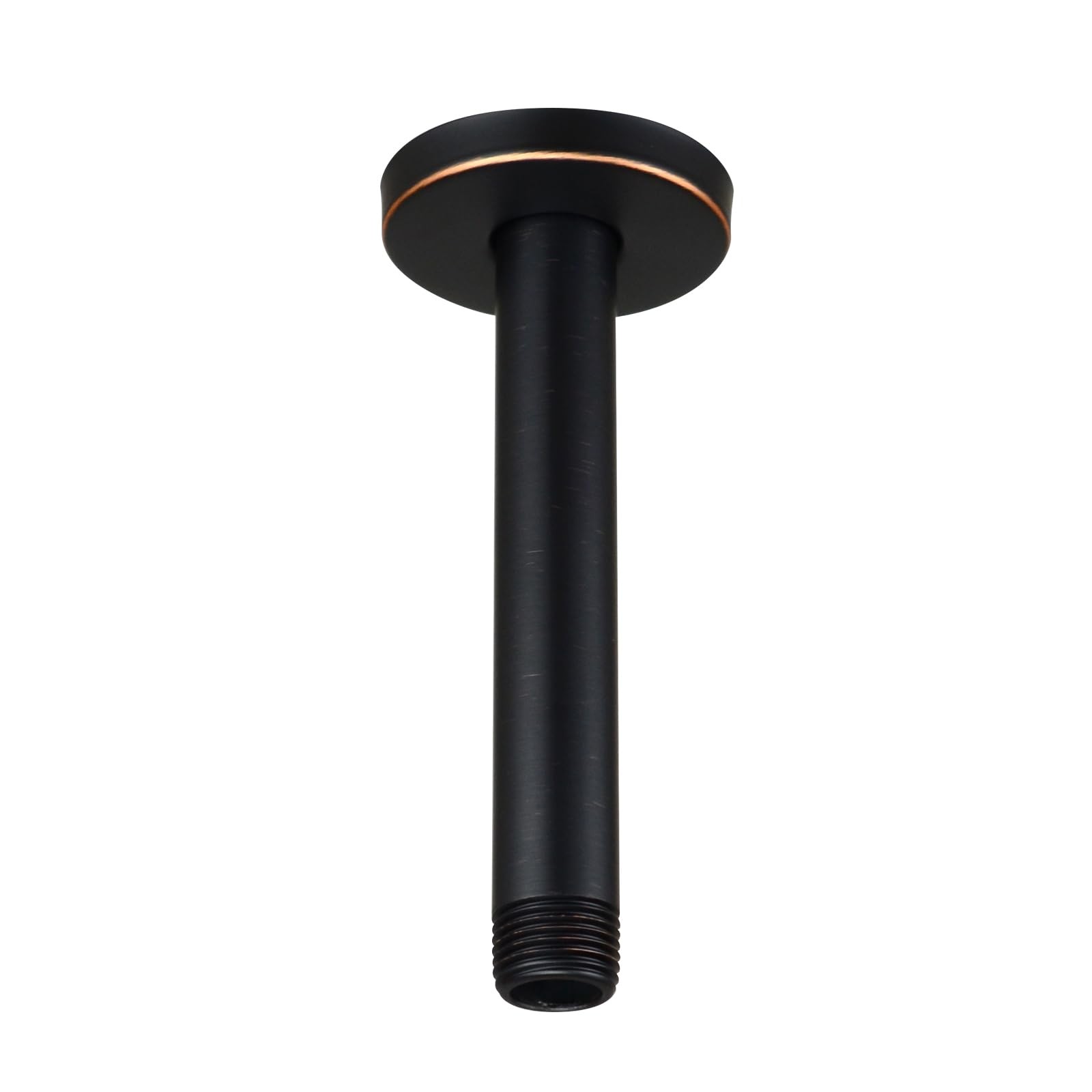Purelux Straight Shower Arm 6 Inch Water Outlet PJ0614, Oil Rubbed Bronze Fin...
