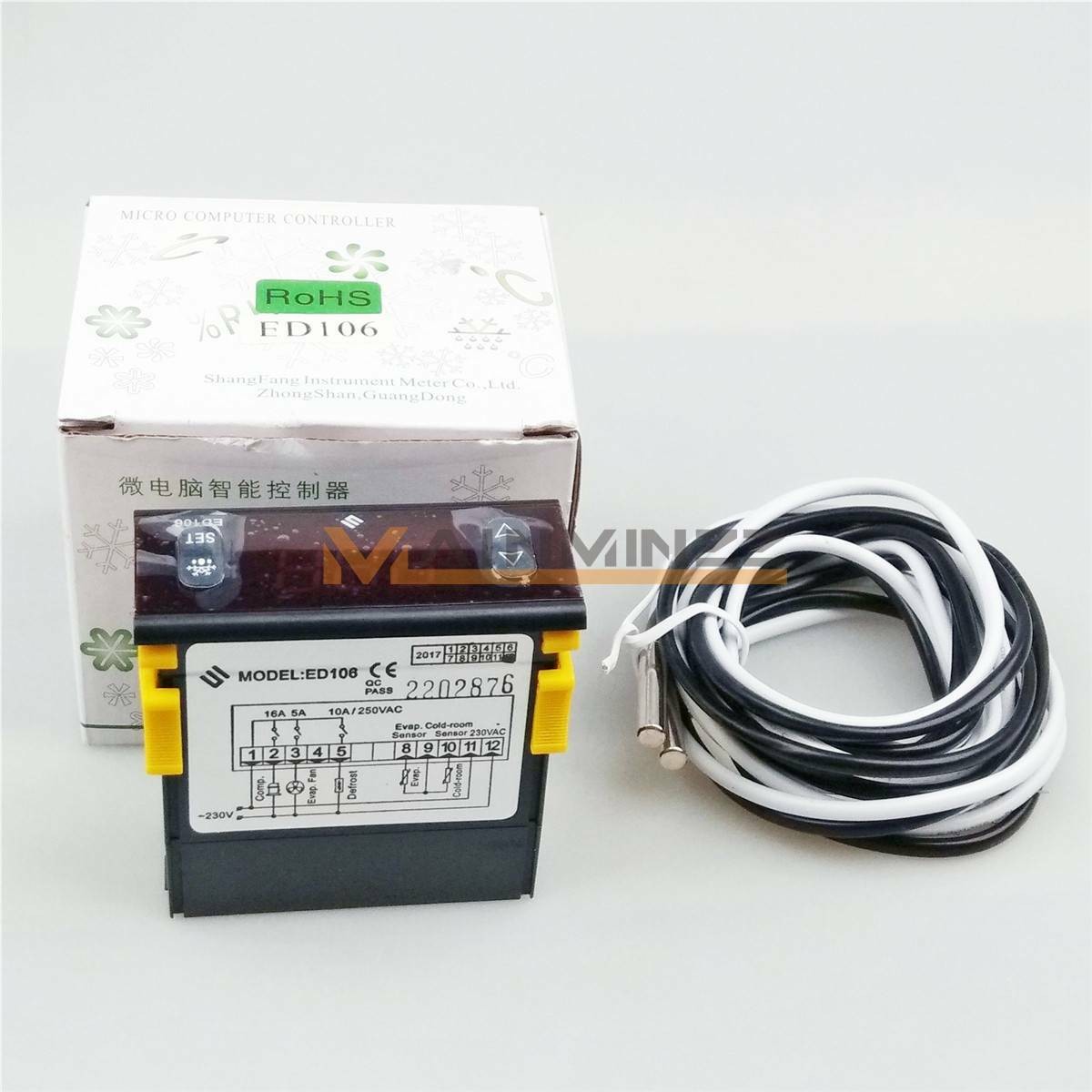 New SHANGFANG 1Pcs ED-106 ED106 Digital Thermostat Temperature Controller