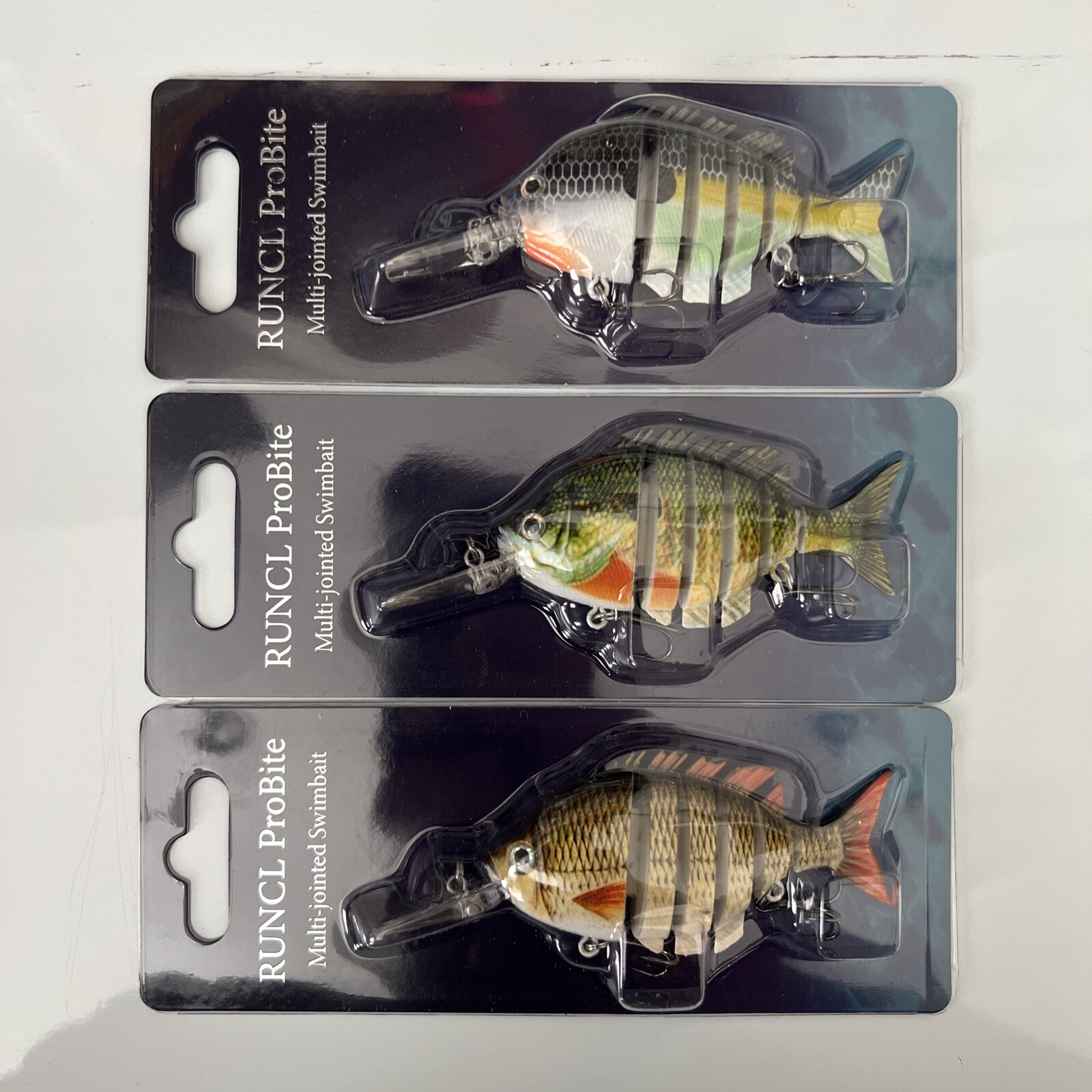 RUNCL Multi Jointed Swimbaits 3 Units