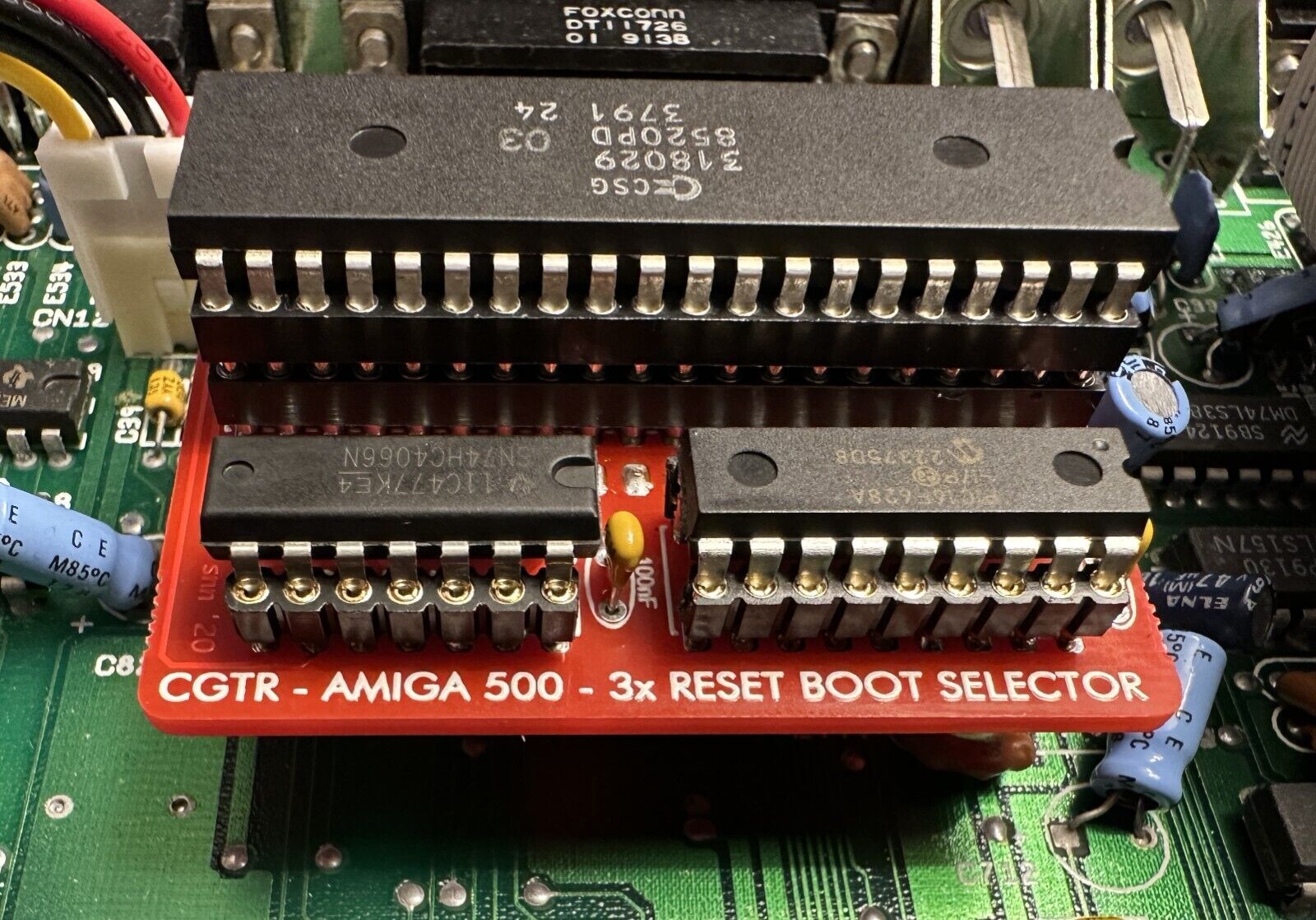 Amiga boot selector DF0 / DF1 without switch! DF1 Version