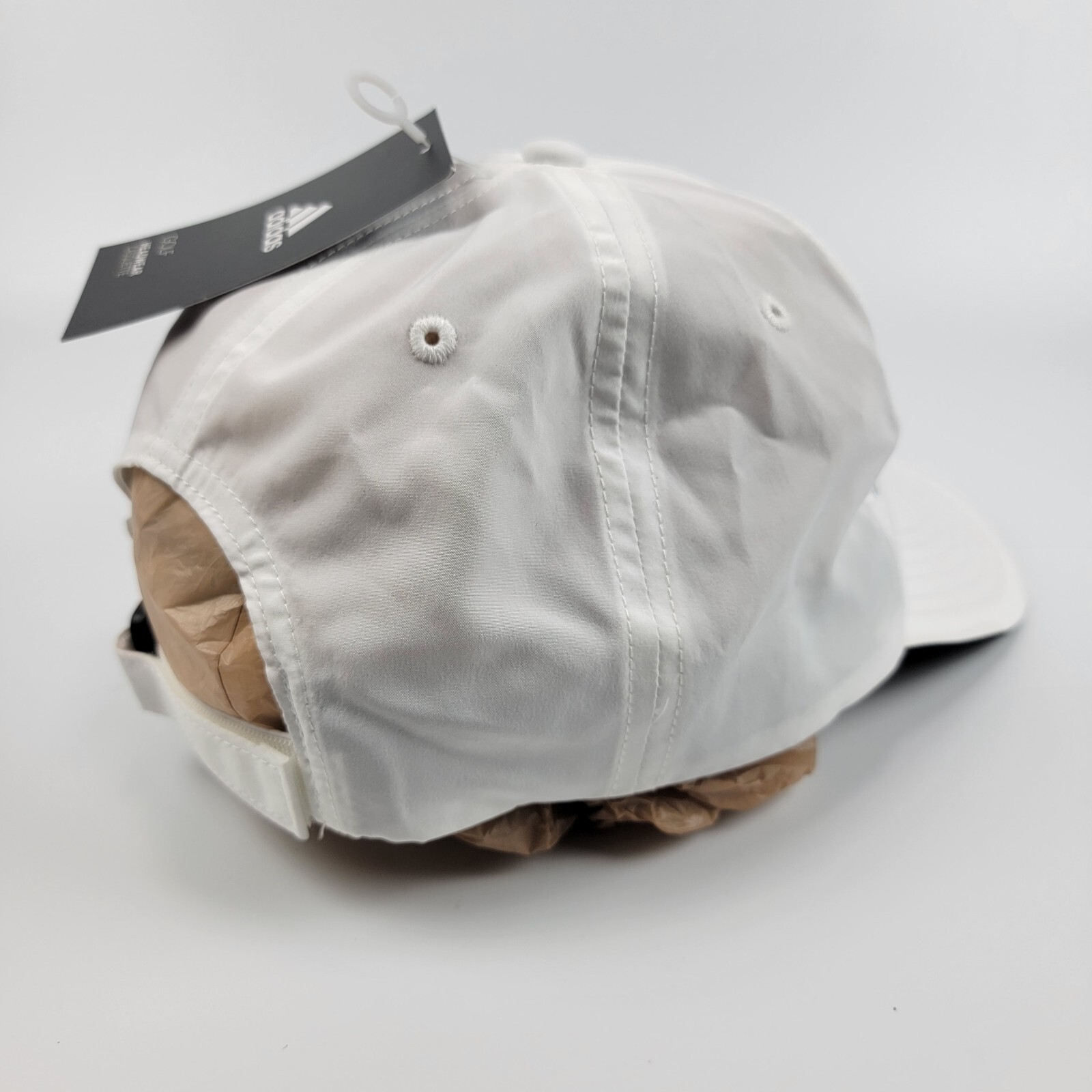 Adidas Golf Performance Hat Nothin But Nett Embroidered Adjustable White NWT