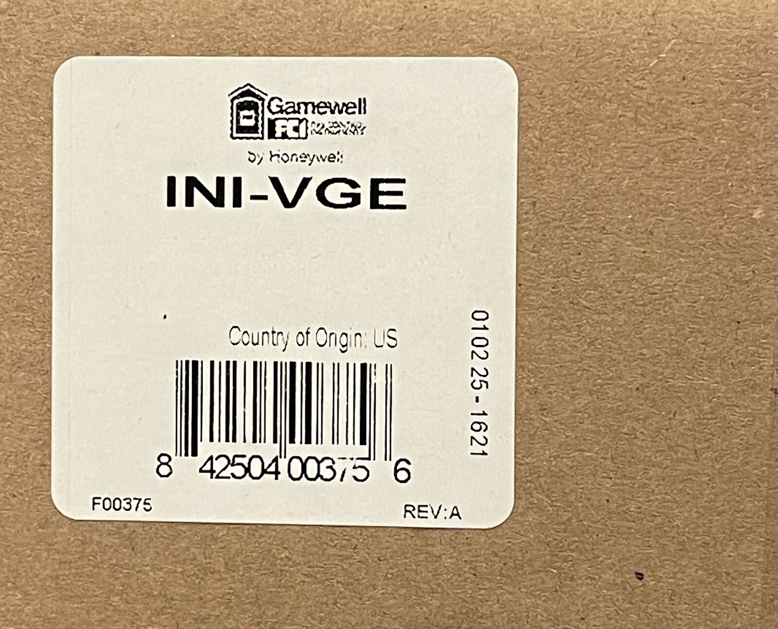 Gamewell-FCI INI-VGE (New)