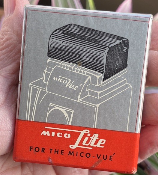 Vtg Micro-Vue Micro Lite BOX ONLY Chicago, IL BOX ONLY