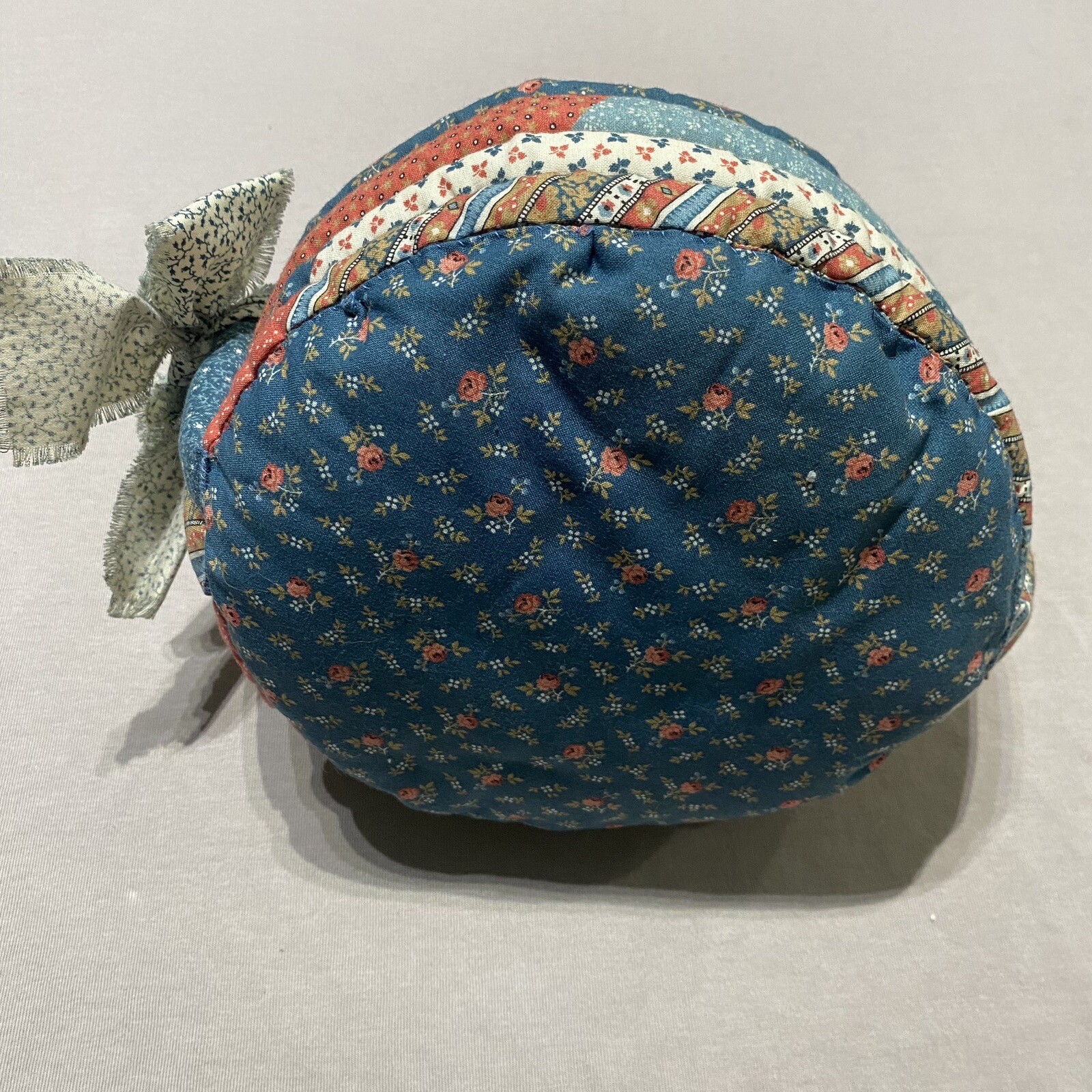 Handcrafted Easter Basket Fabric Bunny Egg / Fabric Quilted Basket