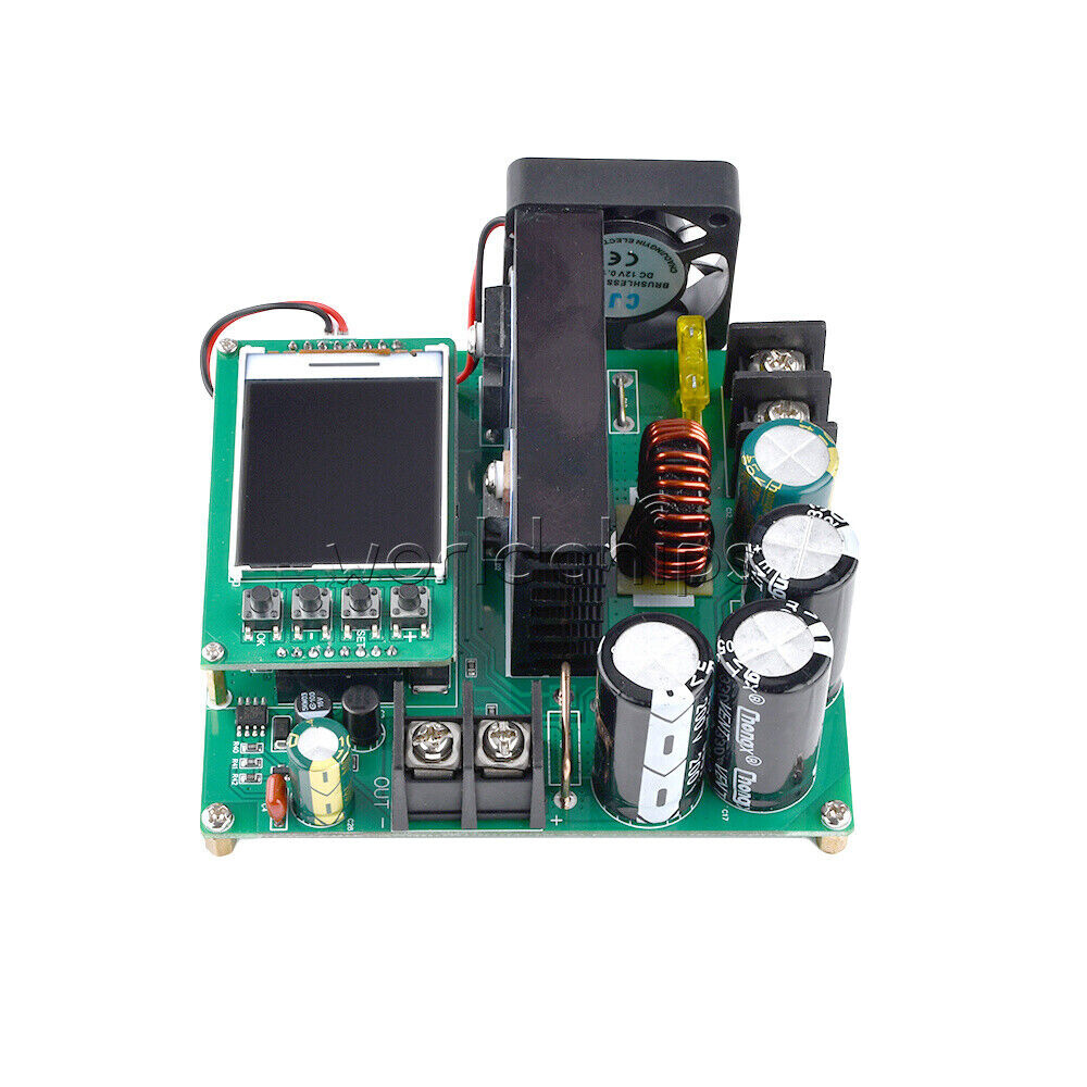 DC9V~60V 900W 15A CNC LCD Display Constant Current Voltage DC Boost Module New