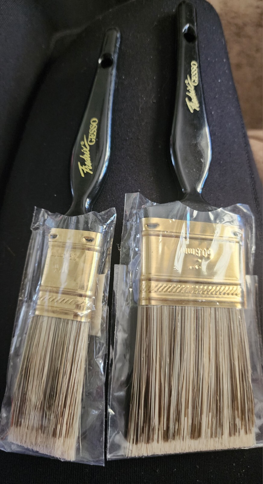 NEW FREDRIX GESSO Wallart Brush Set 1 & 2 "