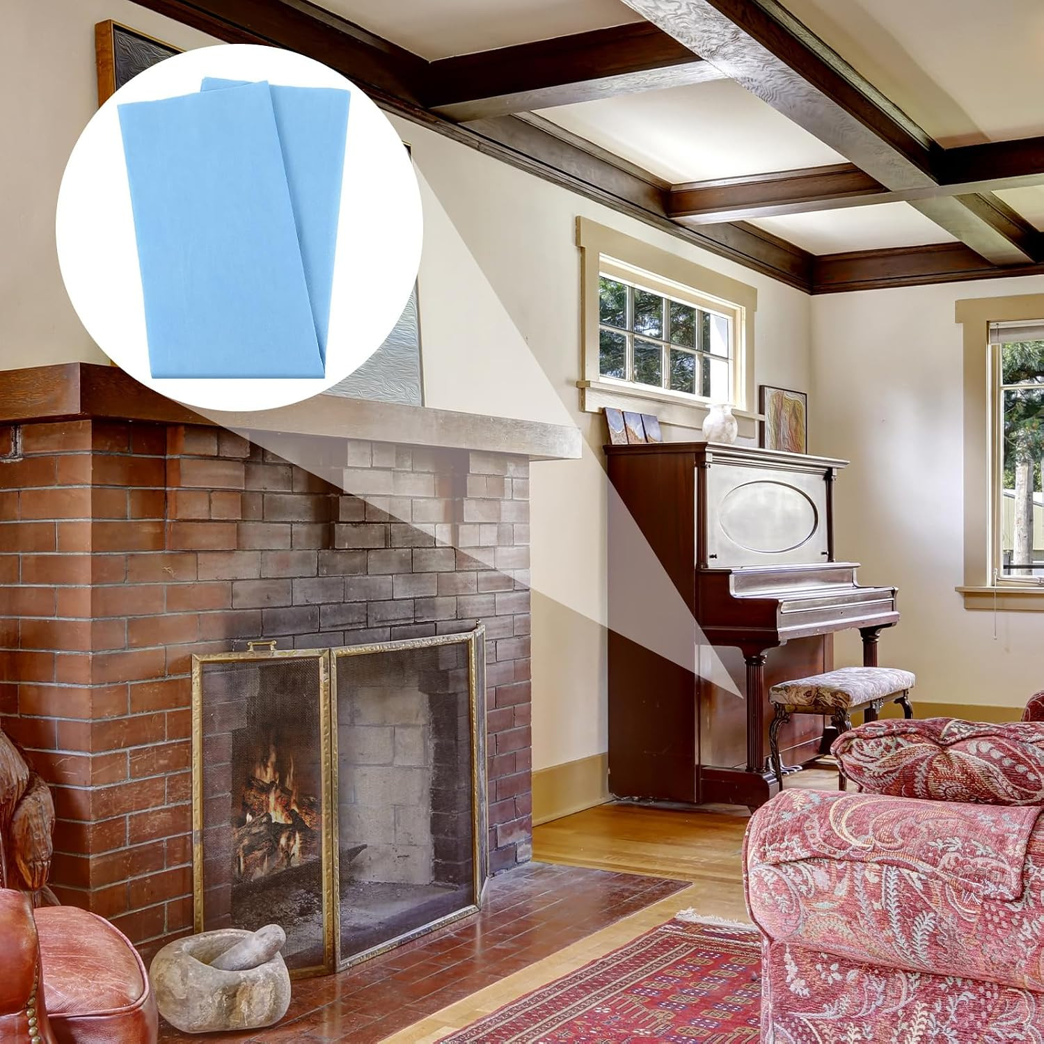 4 Pcs Piano Humidifier Replacement Pads Replacement Humidifier Liner Accessories