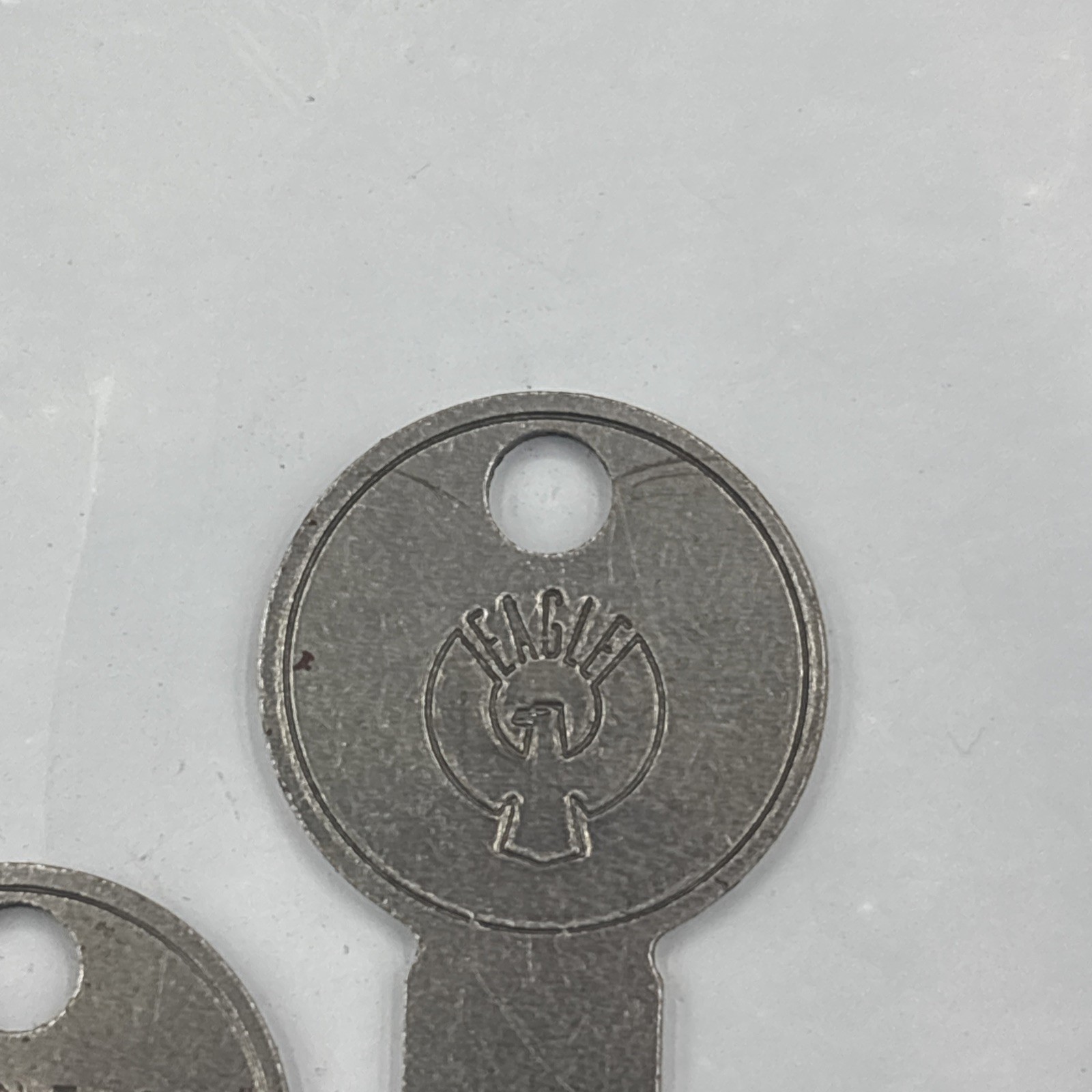 Flat Key Lock Cabinet Suitcase Eagle Lock Co. Lot Of 2
