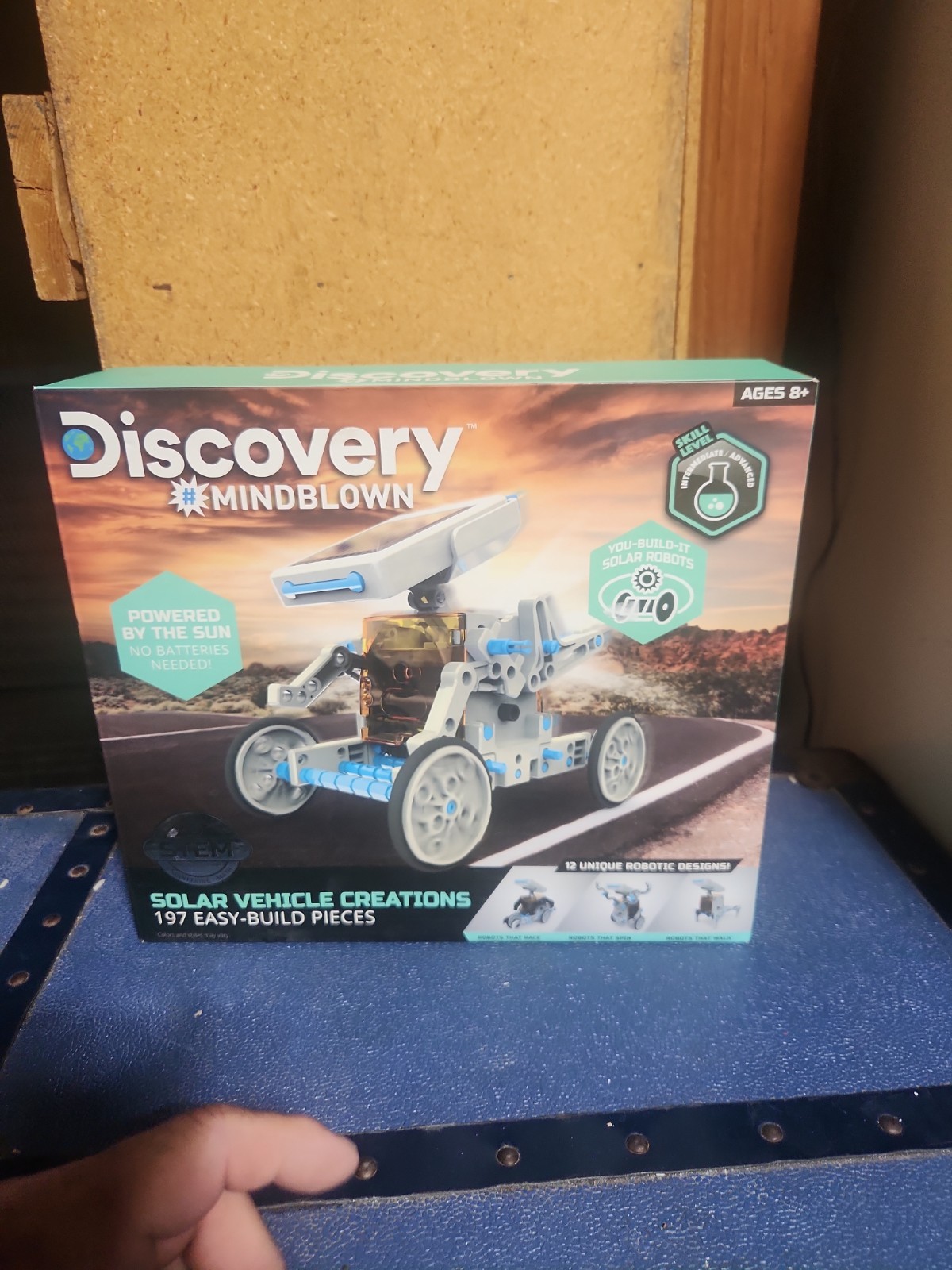 Discovery Children Mindblown STEM 12-in-1 Solar Robot Creation 190-Piece Kit New