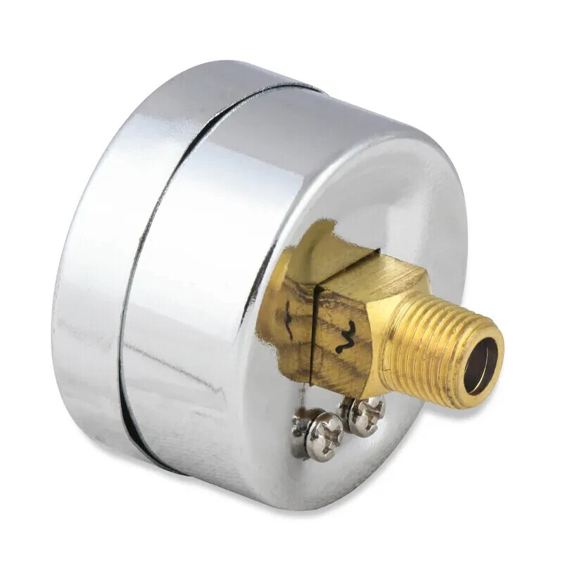 Mr Gasket 1561 Mechanical Fuel Pressure Gauge - Up To 15 PSI, 1-1/2" Diameter