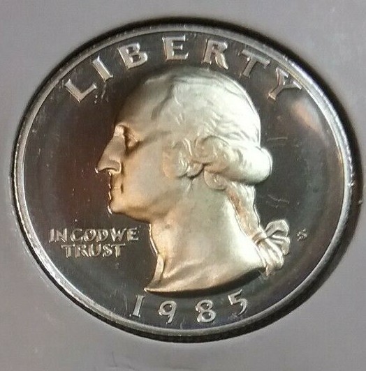 1985 Washington S Quarter -PROOF