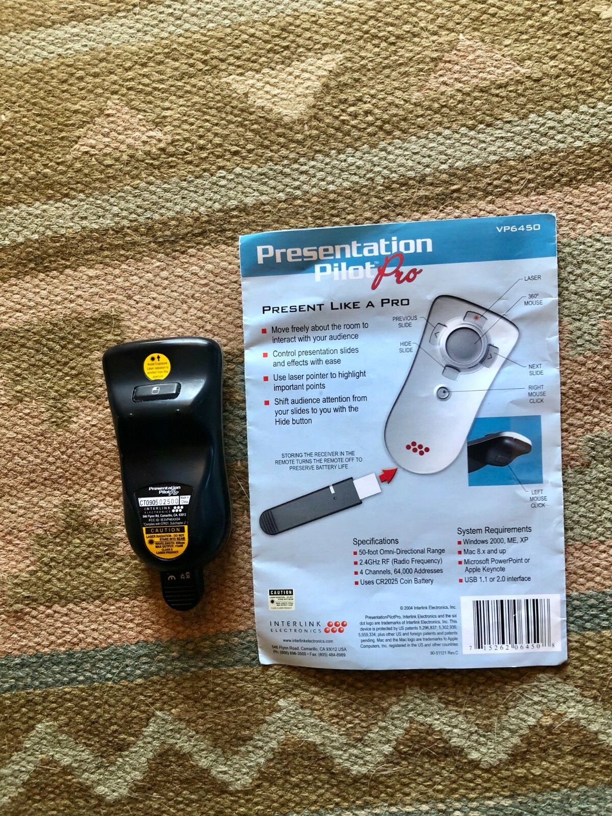 Presentation Pilot Pro