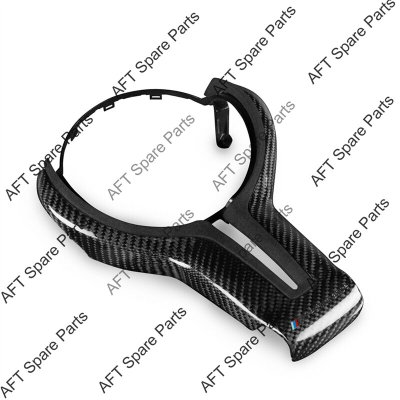 Carbon Fiber Steering Wheel Trim Replace For BMW F80 M3 14-18 F10 M5 11-16
