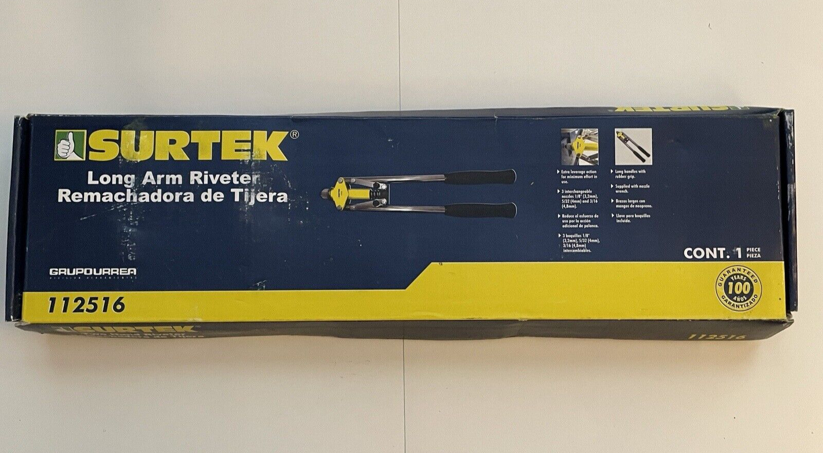 Surtek 112516 Long Arm Riveter