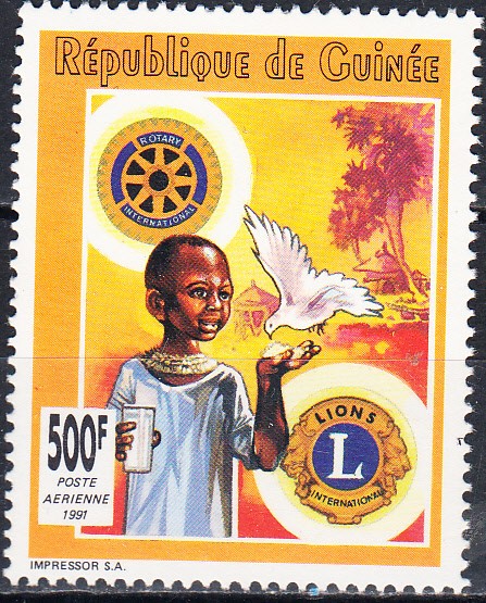W GUINEA 1196 LIONS ROTARY