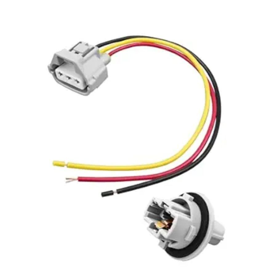 Front Turn Signal Light Connector Plug Harness and Bulb Socket Fit for 2005-2015