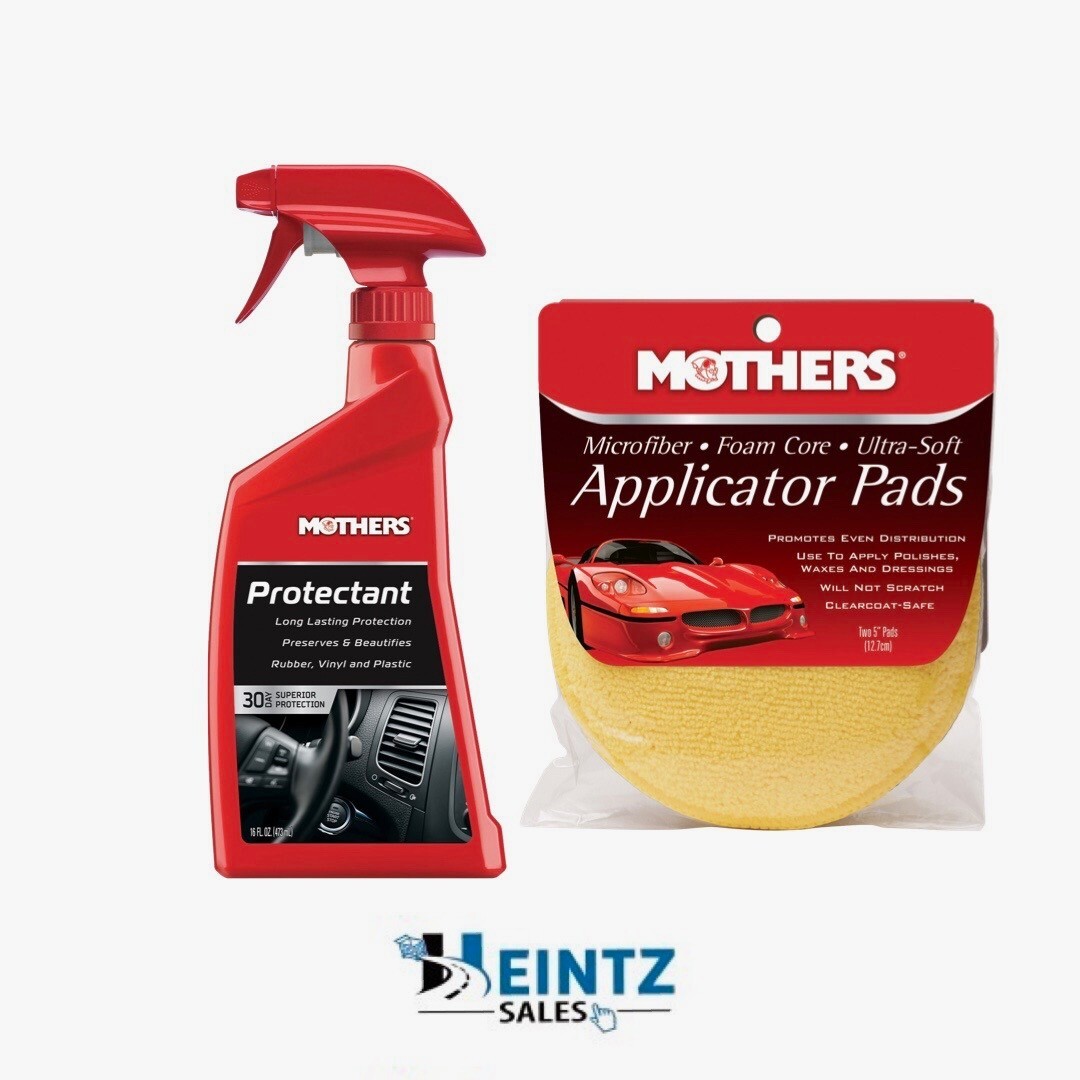 MOTHERS 05316+156500 UV Resistant Long Lasting Protectant  W/ Applicator pads