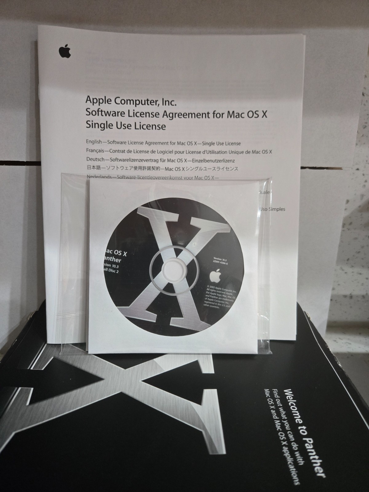 Mac OS X Panther Version 10.3 _ Family Pack For Up to 5 Computers _ M9228LL/A