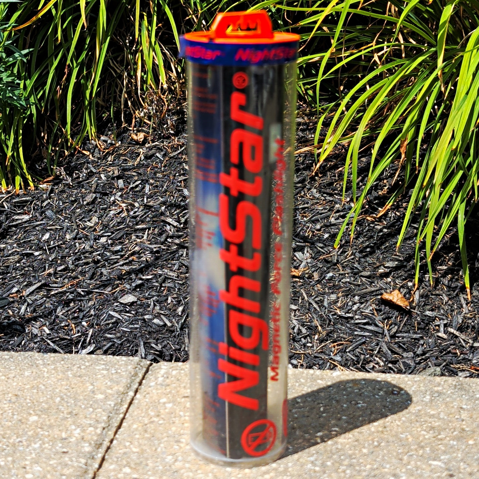 NightStar LED Flashlight 130 Lumens Battery Black/Orange 6230-01494-0286