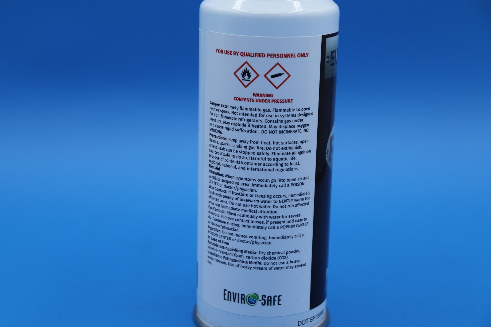 Envirosafe R290 Refrigerant, 3 cans and Brass Tap, R-290, r290