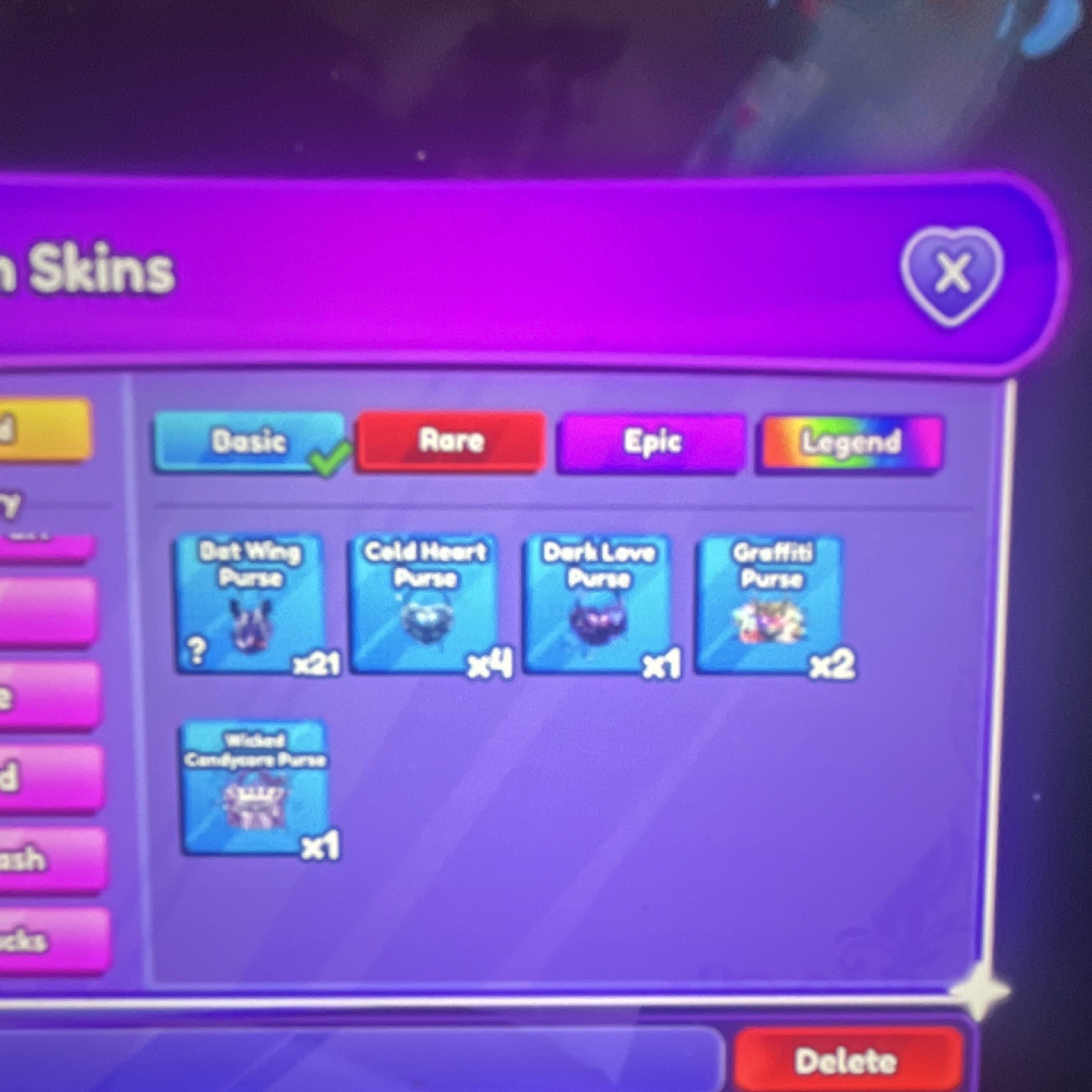 Item Skins Collection with Multiple Rarities - Knuckles, Axes, Chainsaws