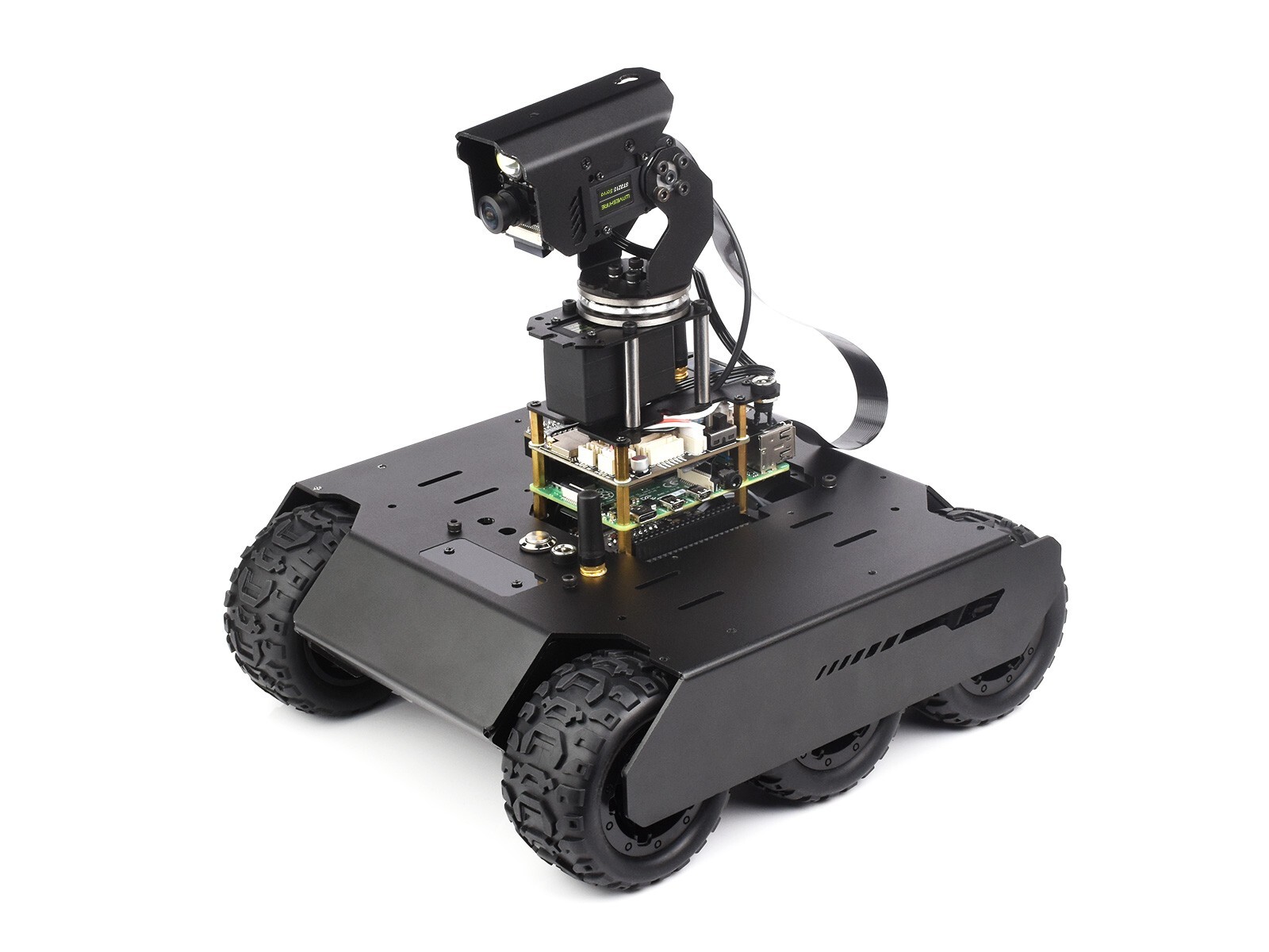 Waveshare 360° Omnidirectional High-Torque 2-Axis Expandable Pan-Tilt Camera
