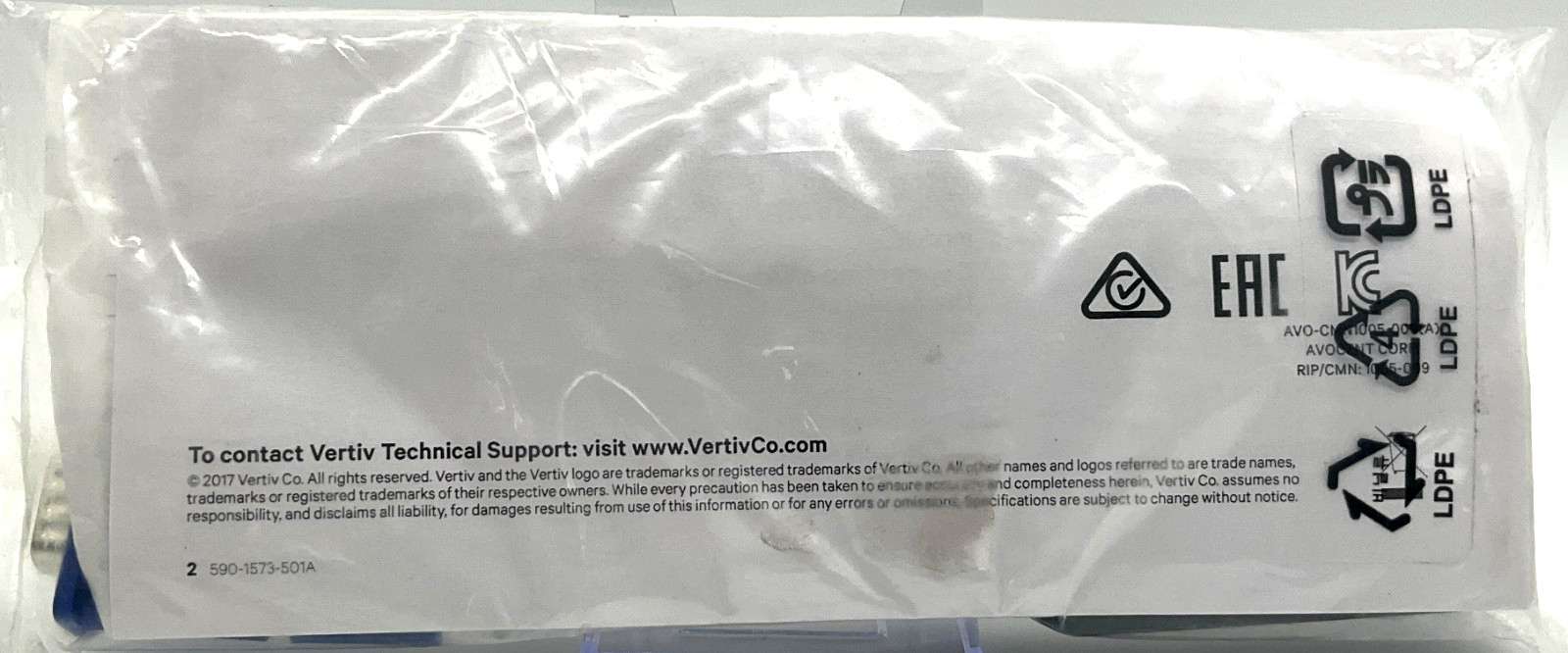 Vertiv Avocent KVM Extender Media Server Interface Module Cable DDSAVIQ-PS2M