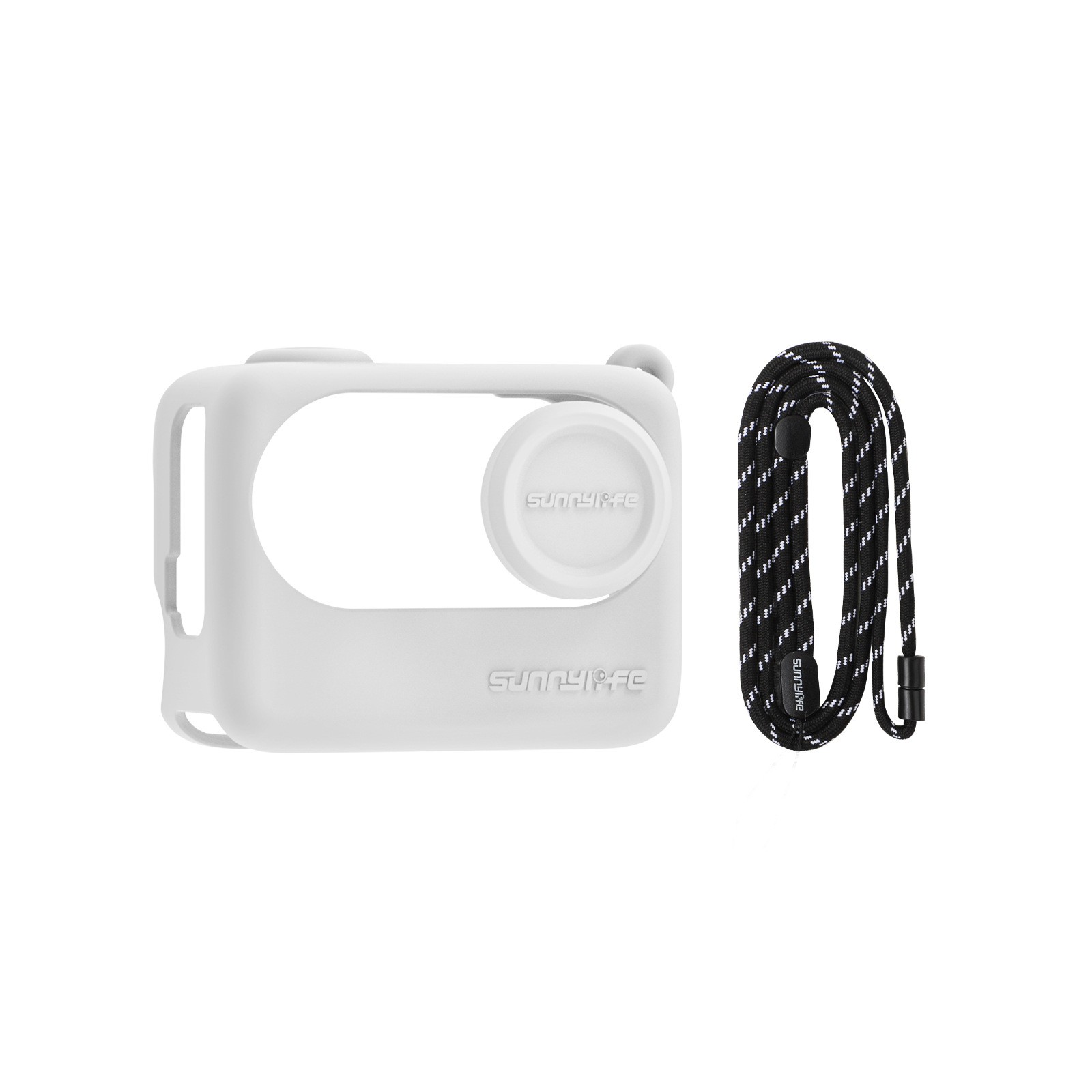 Silicone Charging Case Lens Protective Cover Hanging Rope For Insta360 GO 3S
