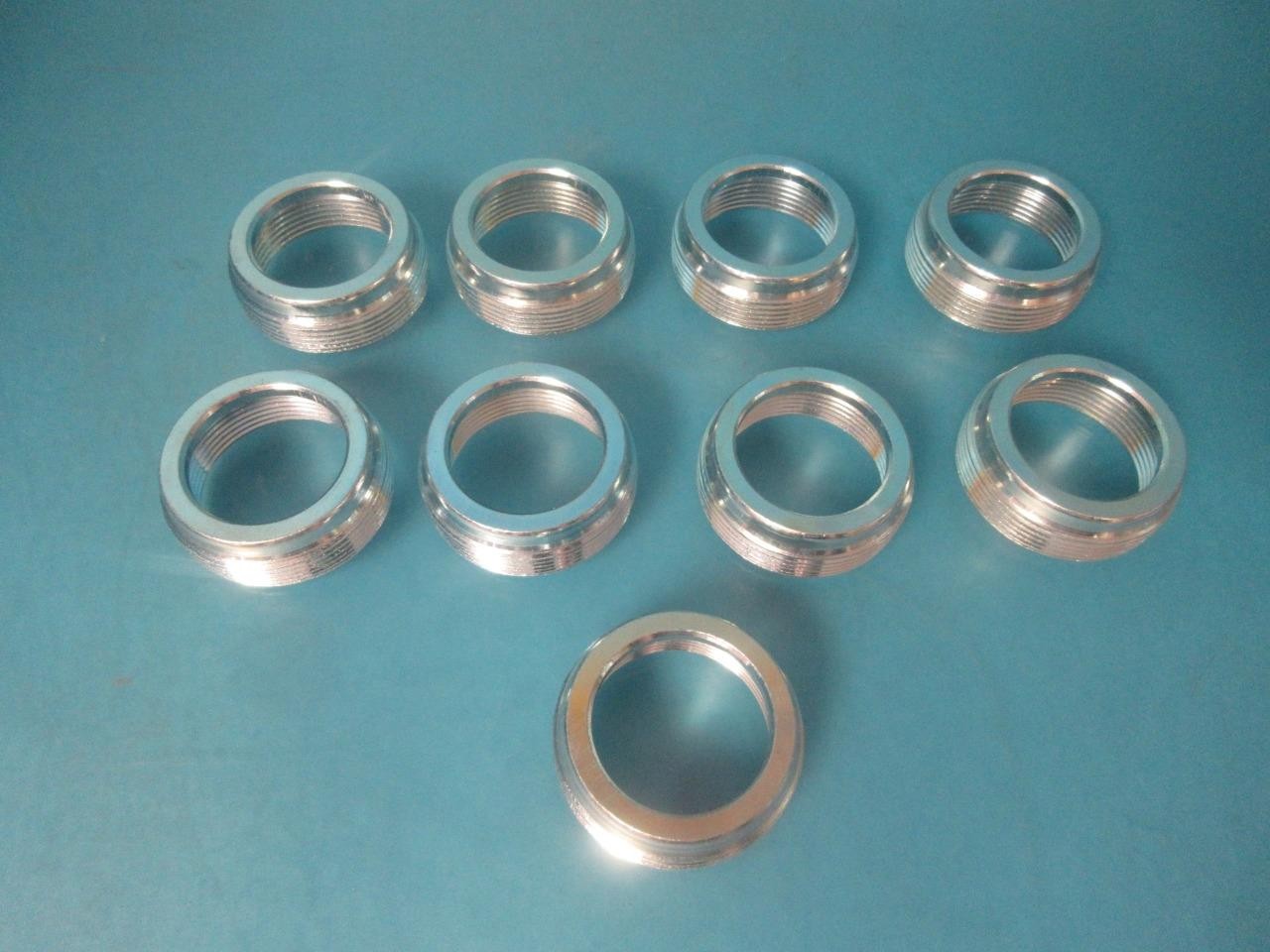 LOT OF 9 NEW HUBBELL RACO 1156 REDUCING BUSHING 2" TO 1-1/2" CONDUIT SZ STEEL