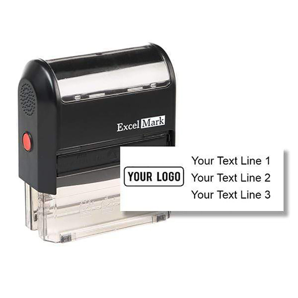 Replacement Rubber Plate (Die Plate) For Any Rectangle Self Inking Stamp
