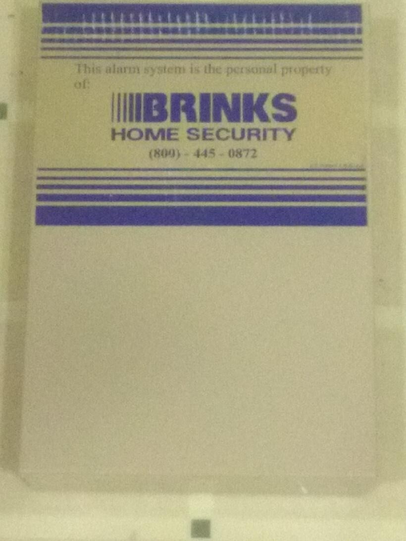 Brinks Security Alarm panel new BHS 2000 D
