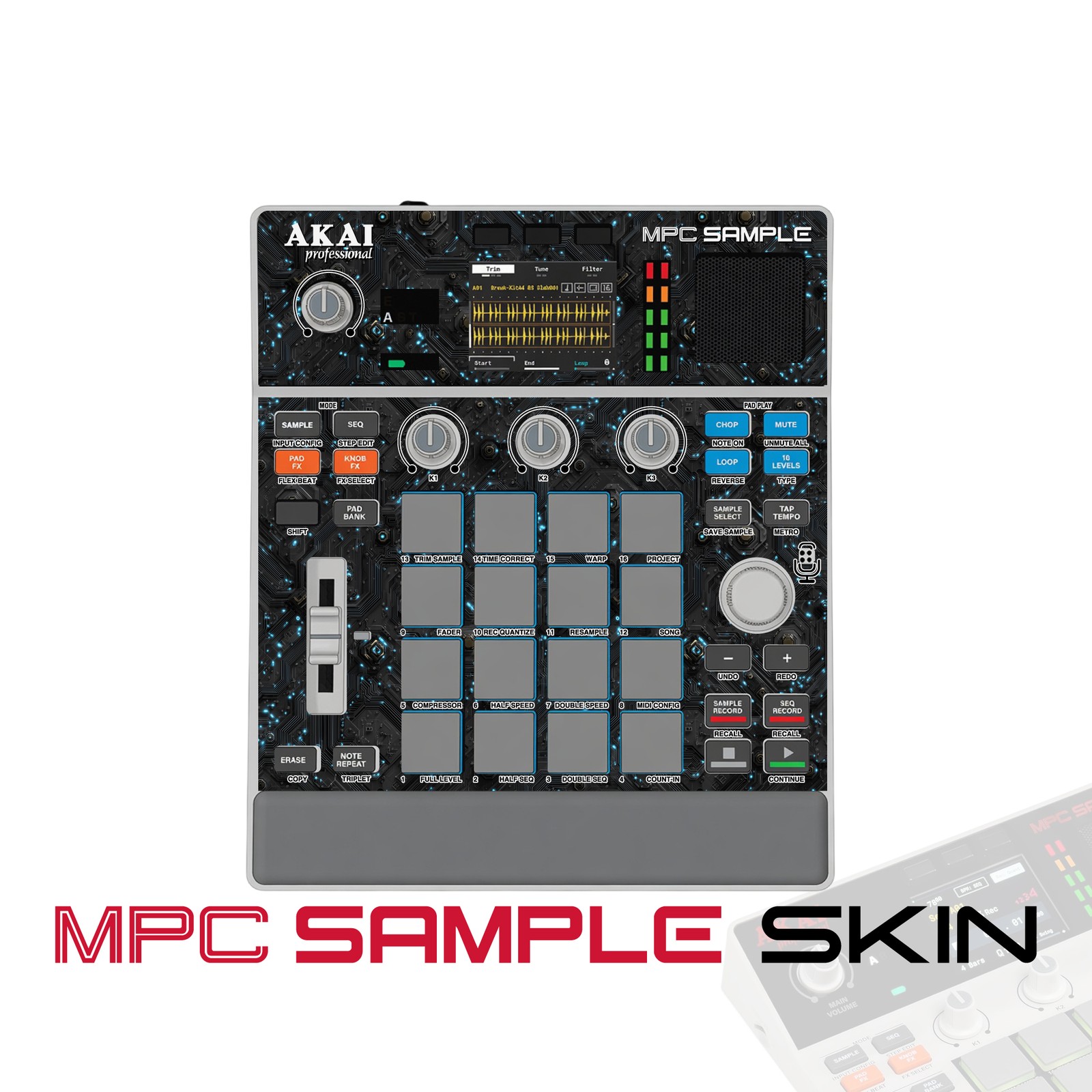 Akai MPC Sample Skin / Spark Matrix