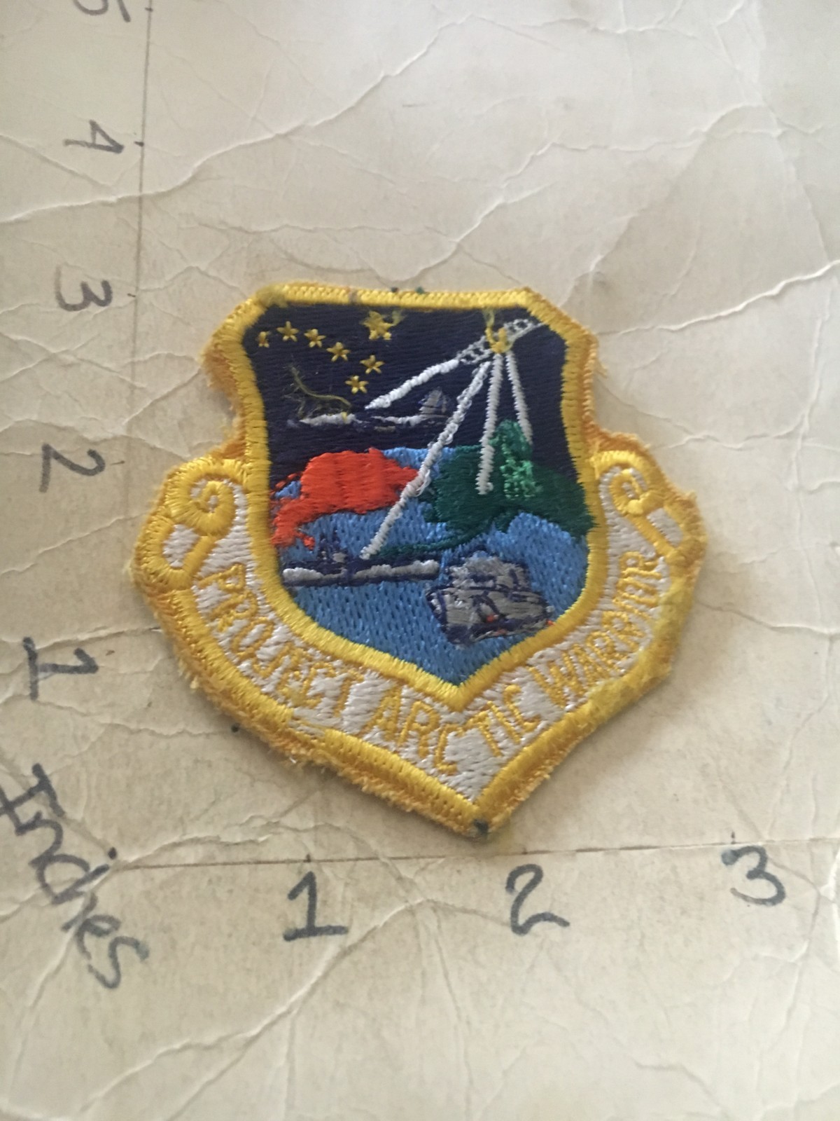 Vintage USAF Project Artic Warrior Squadron patch 7/7/25