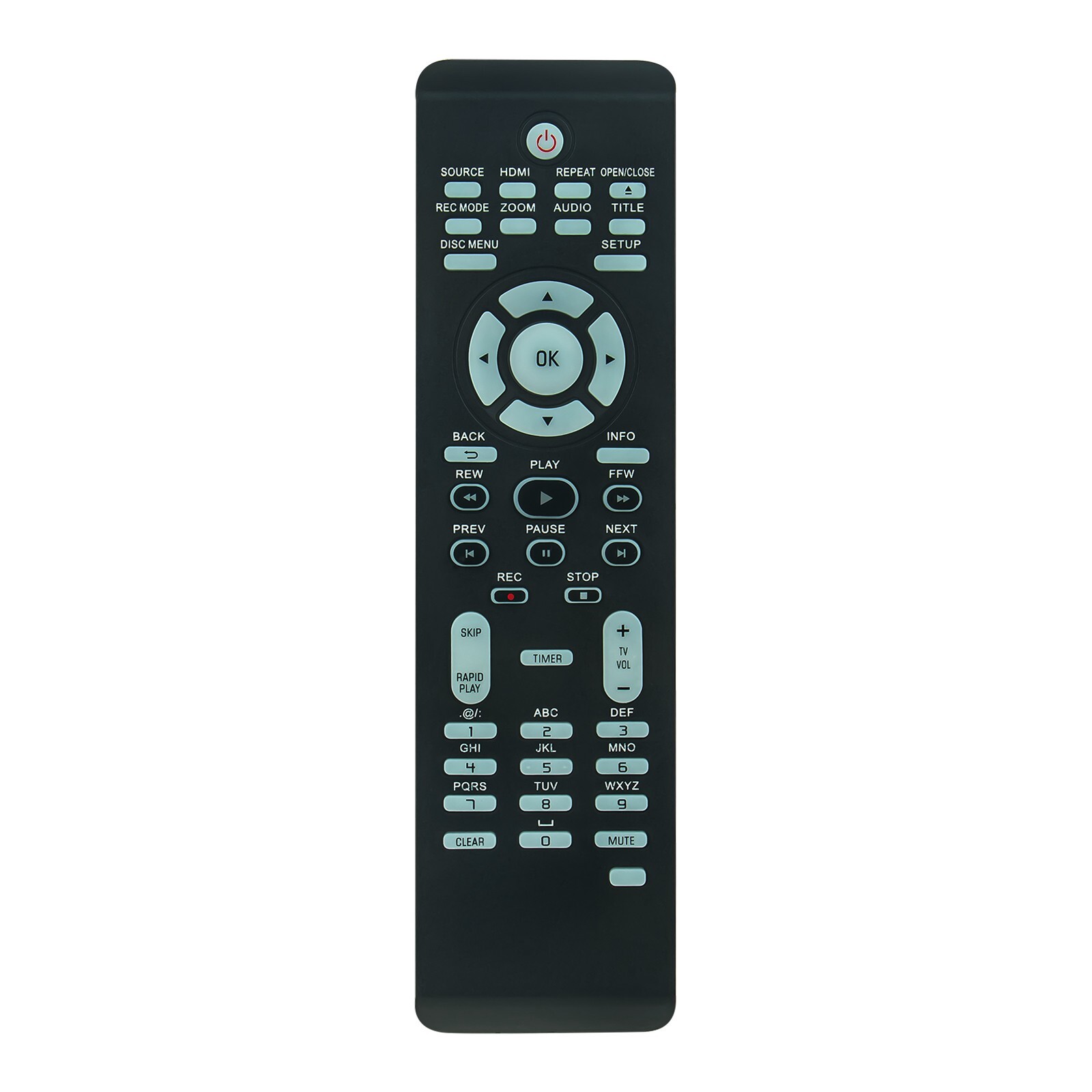 DVDR3475 Replaced Remote Control For Philips DVDR3475/37 DVD Player Recorder